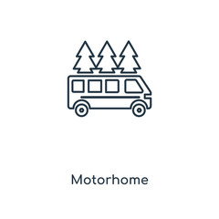 motorhome icon vector