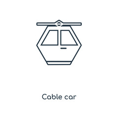 cable car icon vector