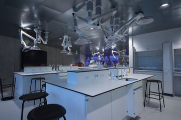 A laboratory in a college in the Faroe Islands 