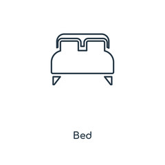 bed icon vector