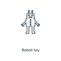 robot toy icon vector