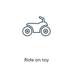 ride on toy icon vector
