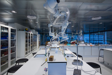 A laboratory in a college in the Faroe Islands 