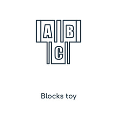 blocks toy icon vector