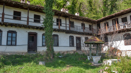 Fototapeta na wymiar Medieval Orthodox Monastery of the Holy Transfiguration of God, Veliko Tarnovo region, Bulgaria