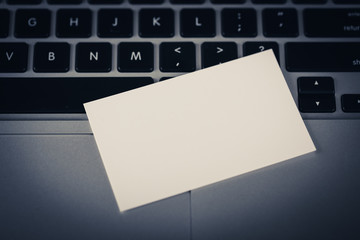 Blank White Card