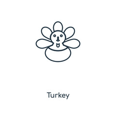 turkey icon vector