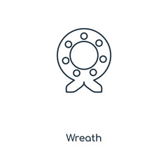 wreath icon vector