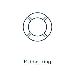rubber ring icon vector