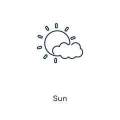 sun icon vector