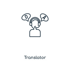 translator icon vector