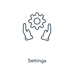 settings icon vector