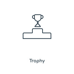 Obraz premium trophy icon vector