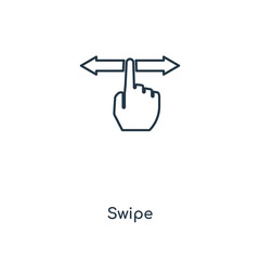 swipe icon vector