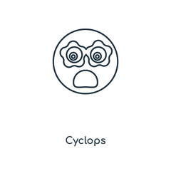 Obraz premium cyclops icon vector