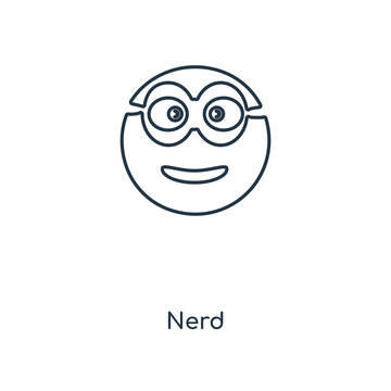 nerd icon vector