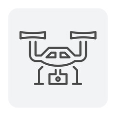 drone icon black