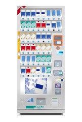 たばこの自動販売機