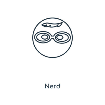 nerd icon vector