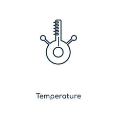 temperature icon vector