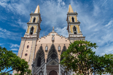 Fototapeta na wymiar catedral de Mazatlan Mexico Sinaloa Iglesia 