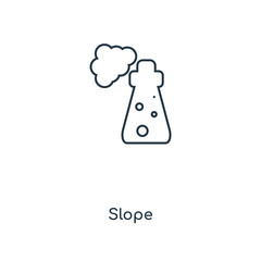 slope icon vector