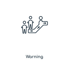 warning icon vector