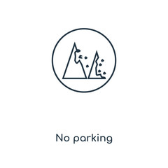no parking icon vector