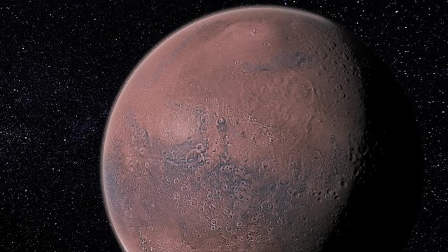 Mars planet 3D photo realistic.