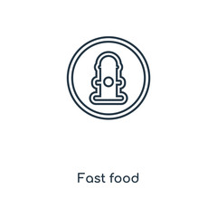 fast food icon vector