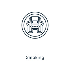 smoking icon vector