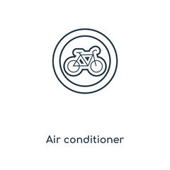 air conditioner icon vector