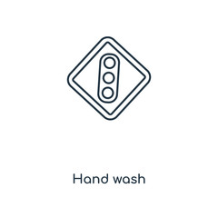 hand wash icon vector