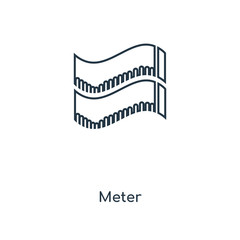 meter icon vector