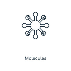 molecules icon vector