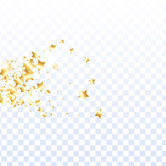 Star falling confetti background.