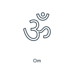 Obraz premium om icon vector