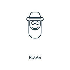 rabbi icon vector
