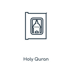 holy quran icon vector