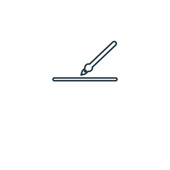 signature icon vector