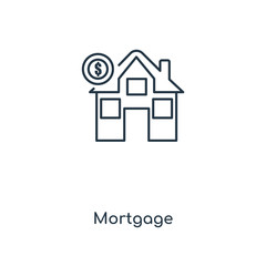 Fototapeta premium mortgage icon vector