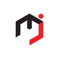 mj logo letter design