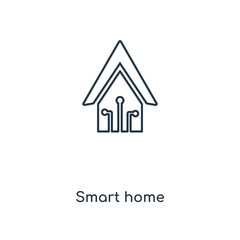 smart home icon vector