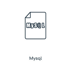 mysql icon vector