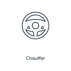 chauffer icon vector
