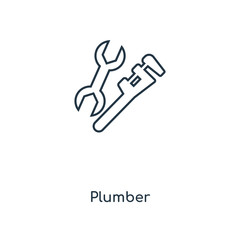 plumber icon vector