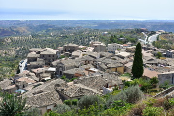 Gerace village in South of Calabria in Italy