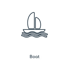 boat icon vector