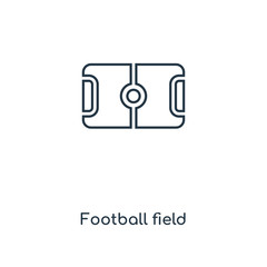 football field icon vector