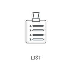 list icon